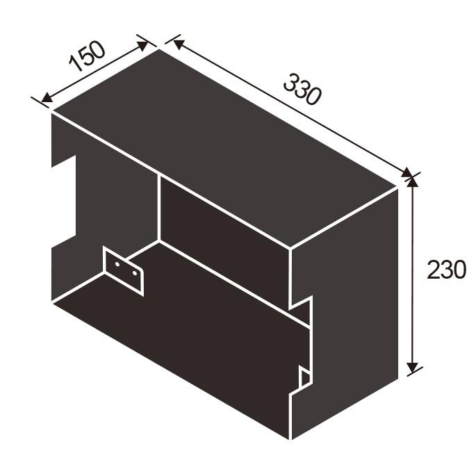 CANARE CSW-KBFSD3-3525-BOX 壁用端子盤裏ボックス