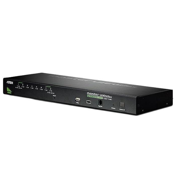 ATEN CS1708A 8ポート PS/2-USB VGA KVMスイッチ(デイジーチェーンポート搭載、USBデバイス対応)