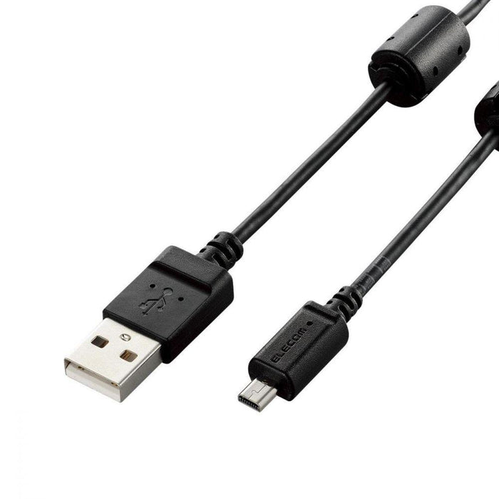 ELECOM DGW-F8UF15BK カメラ接続用USBケーブル(平型mini8pinタイプ/1.5m)
