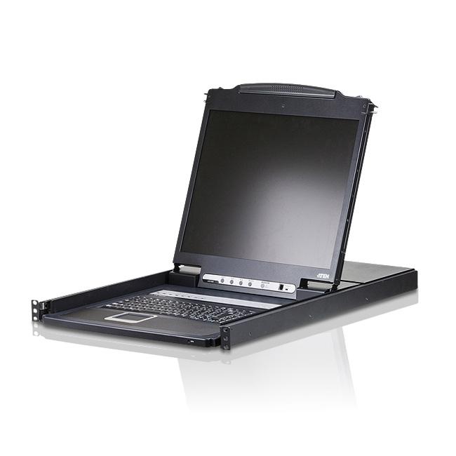 ATEN CL1308NJJS 19インチLCD一体型KVMドロワー/ショートレール