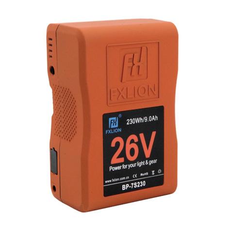 FXLION BP-7S230 Vマウントリチウムイオンバッテリー(26V/230Wh)