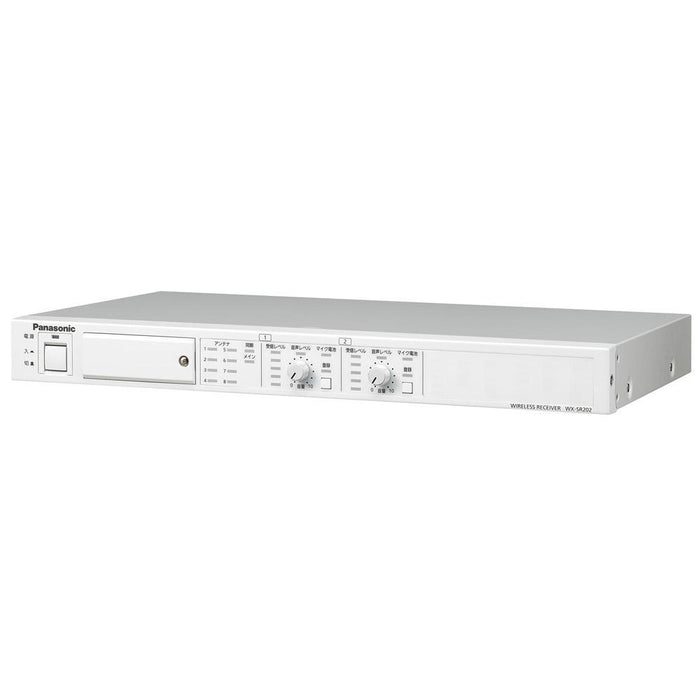 Panasonic WX-SR202 1.9GHz帯デジタルワイヤレスマイクシステム ワイヤレス受信機(2ch)