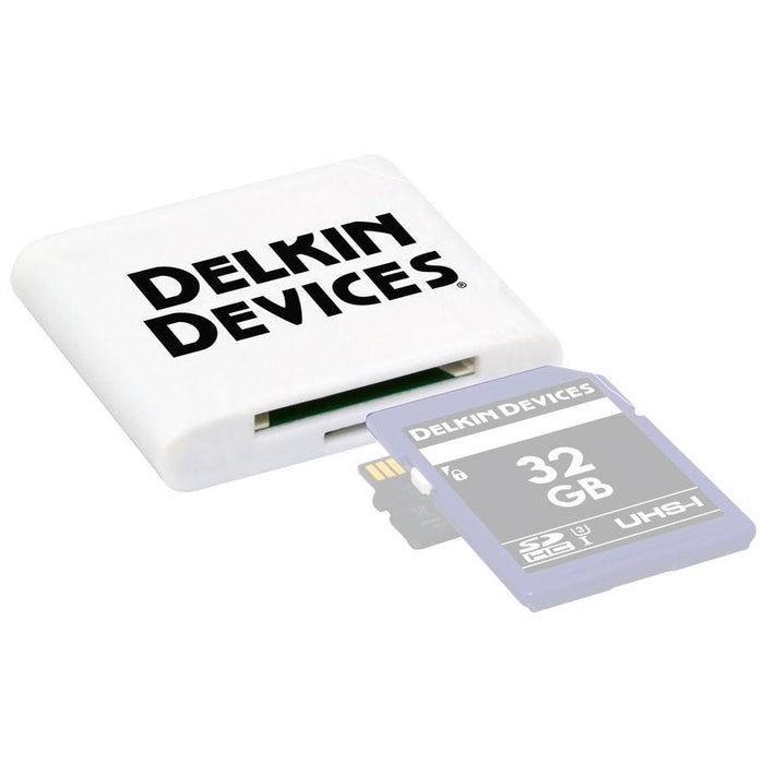DELKIN DEVICES DDREADER52 QwikVIEW SD/microSD 2スロットカードリーダ iOS Android対応