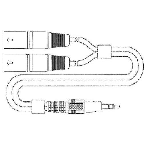 TOMOCA MST-3.0/12CW オーディオケーブル(ミニステレオ-XLR オス×2)3m