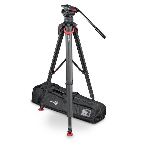 【生産完了】Sachtler System DV 12 FT MS 三脚セット(DV12 SB/Flowtech脚)