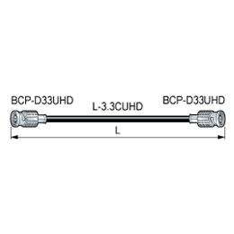 CANARE D3.3UHDC05E 5M BLK 圧着式BNCケーブル(12G-SDI対応) BNC(オス)- BNC(オス) 5m 黒