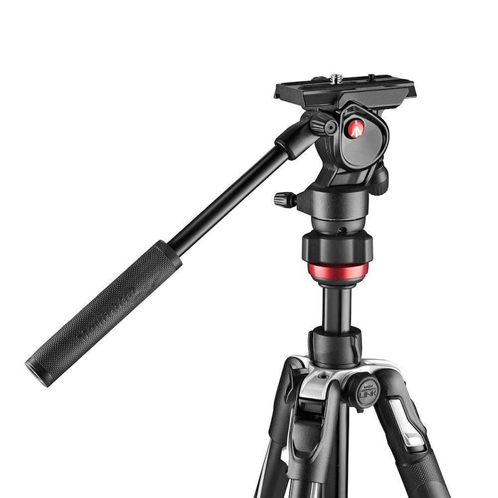 Manfrotto MVKBFRL-LIVE befree live アルミニウムL三脚ビデオ雲台キット