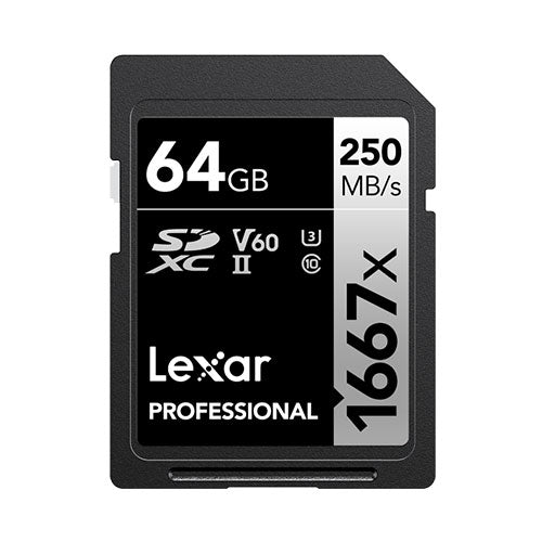 Lexar LSD64GCBJP1667 Professional 1667X SDXC UHS-II 64GB