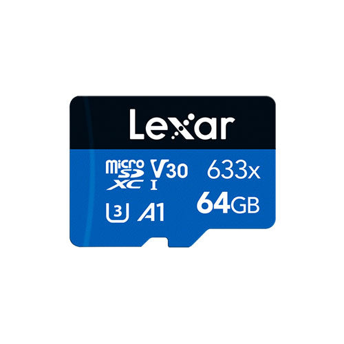【決算セール2024】Lexar LSDMI64GBB1JP633A Lexar microSDXCカード 64GB 633x UHS-I U3
