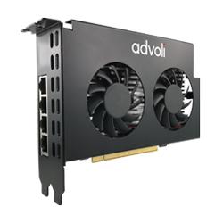 【価格お問い合わせください】advoli TB4_S PoE対応 組込型GPU搭載HDBaseTグラフィックカード