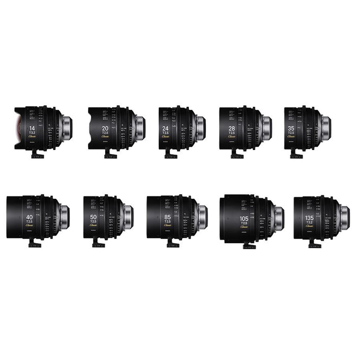 SIGMA FF Classic Prime Line(PLマウント/フィート表記)10本セット