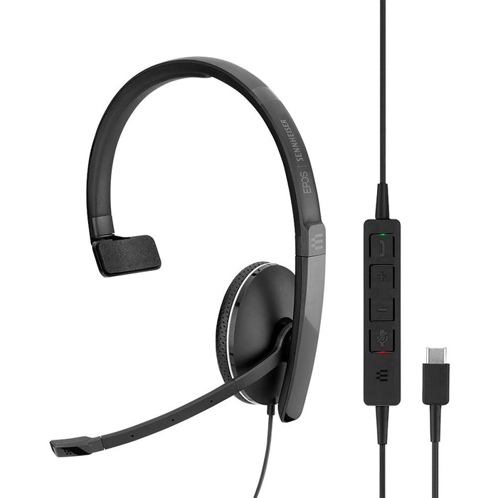 【クリアランス】EPOS|SENNHEISER 508355 片耳USBヘッドセット(USB-タイプC) SC 135 USB-C