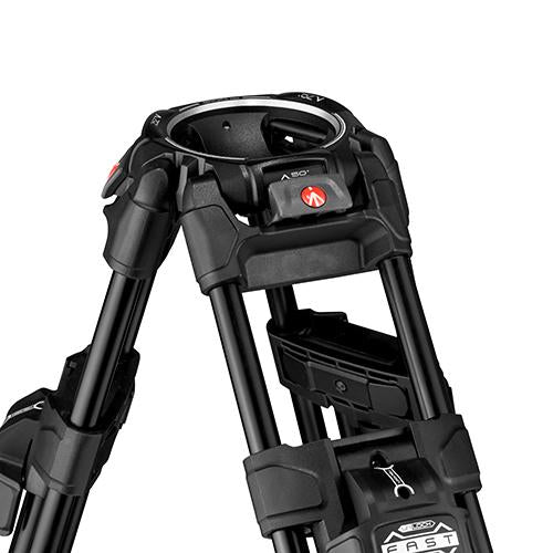 Manfrotto MVTTWINFA 645 FAST ツインビデオ三脚 アルミニウム