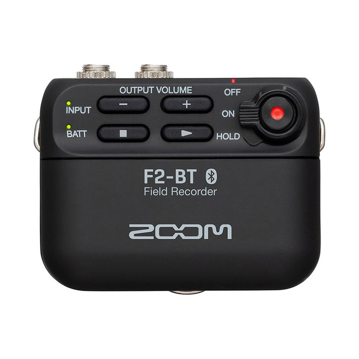 ZOOM F2-BT/B ラベリアマイク付きフィールドレコーダー(Bluetooth対応/ブラック)