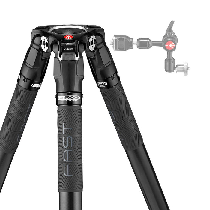 【オータム BIG SALE】Manfrotto MVK504XSNGFC 504Xビデオ雲台+635FASTカーボン三脚