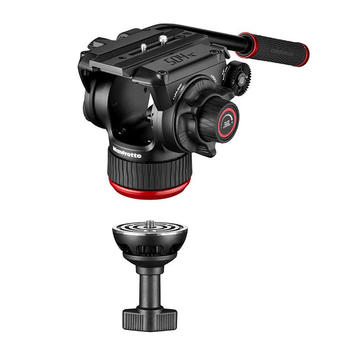 Manfrotto MVK504XTWINGC 504Xビデオ雲台+カーボンツイン三脚GS
