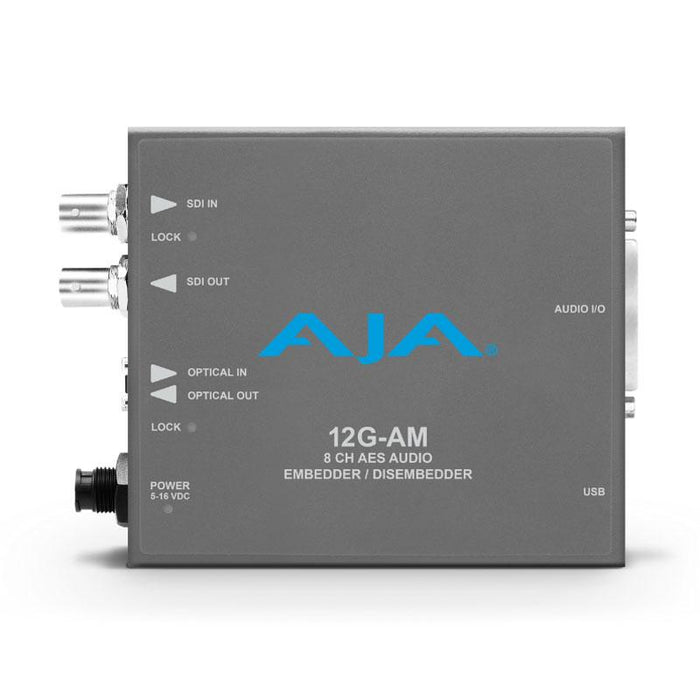 AJA Video Systems 12G-AM 12G-SDI対応8チャンネルAESエンベッダー/ディスエンベッダー