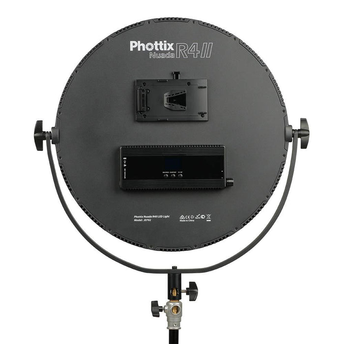 Phottix Nuada R4 II LED Light 丸型LEDライト(最大出力70W/Vマウントバッテリー対応)