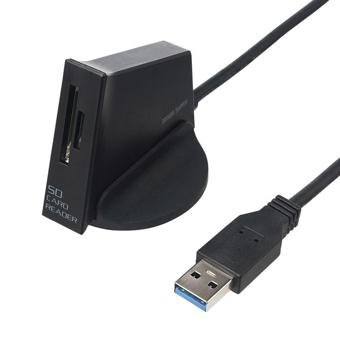 SANWA SUPPLY ADR-3MSRO1BK USB3.2 Gen1 カードリーダー(読み込み専用)