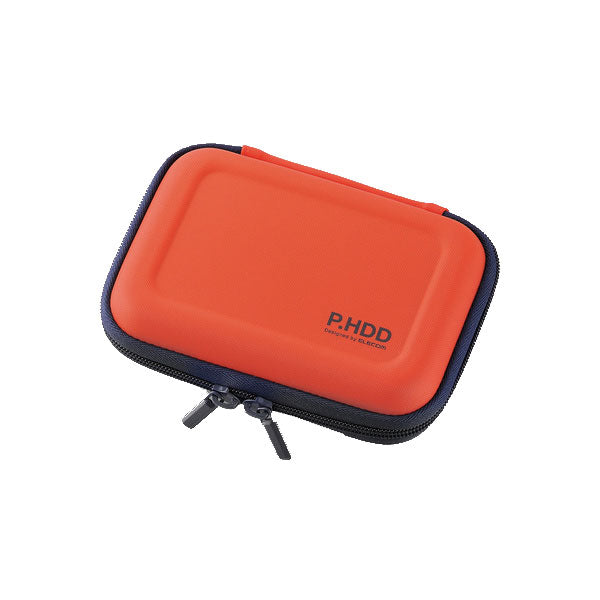 ELECOM HDC-SH001DR ポータブルHDDケース(オレンジ)