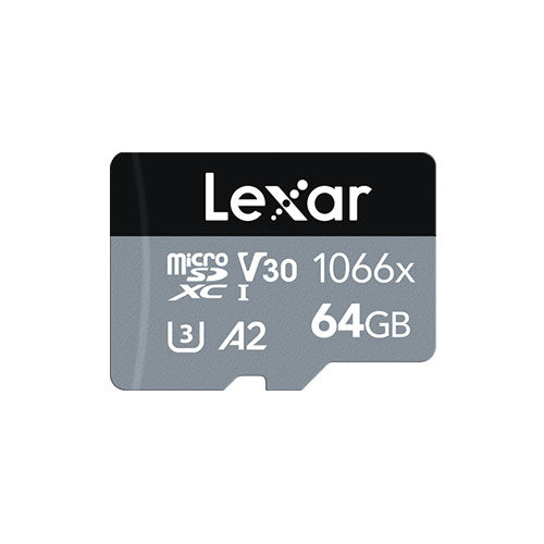 Lexar LMS1066064G-BNANJ Lexar microSDXCカード 64GB 1066x UHS-I U3 V30 A2