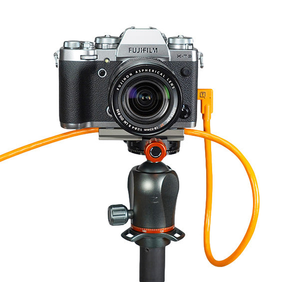 TetherTools CUC15RT-ORG TetherPro USB-C to USB-C Right Angle(Orange)