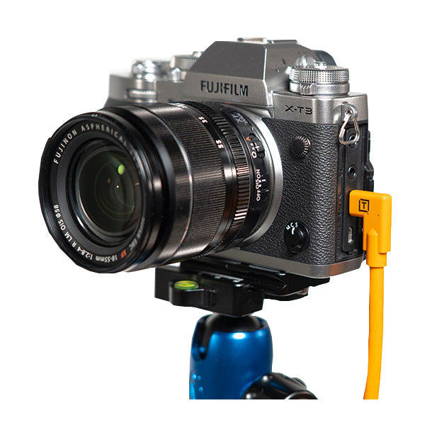 TetherTools CUC15RT-ORG TetherPro USB-C to USB-C Right Angle(Orange)