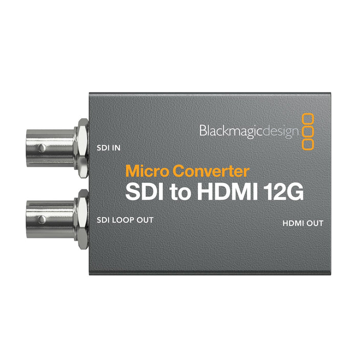 BlackmagicDesign Micro Converter SDI to HDMI 12G(パワーサプライなし) CONVCMIC/SH12G