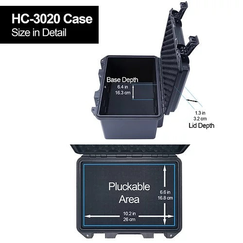 Lykus HC-3020 HC-3020 防水ハードケース 内寸:30x20x20cm