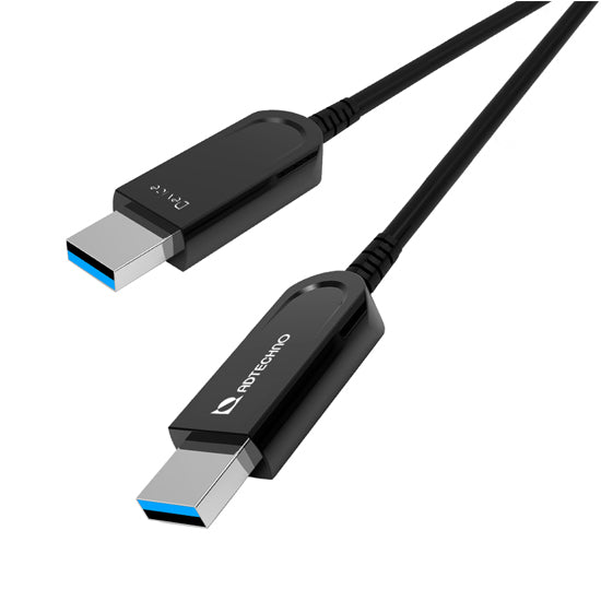 ADTECHNO AUN-1M2-005 10Gbps対応光ファイバ USBケーブル A-A 5m