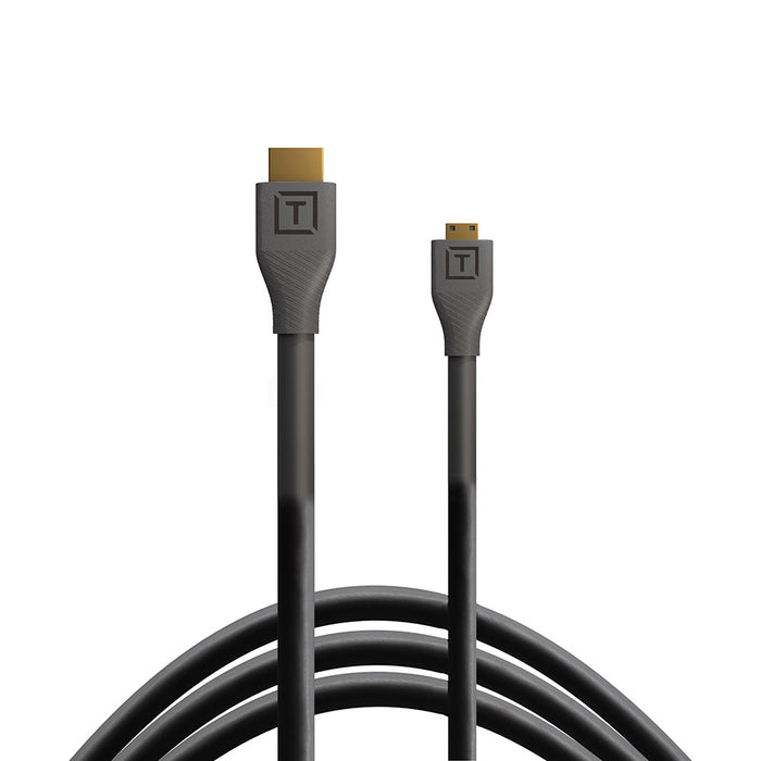 TetherTools H2D10-BLK テザープロ HDMI micro to HDMI 2.0 3m