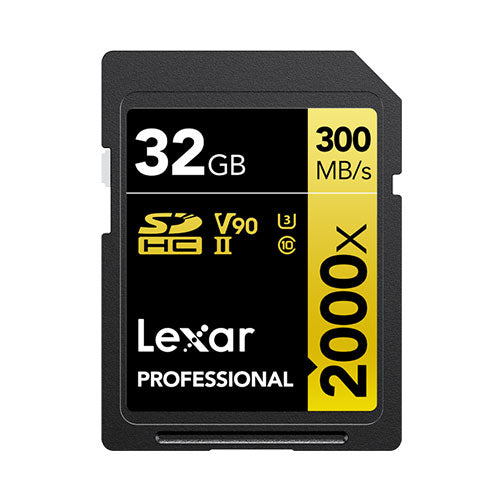 Lexar LSD2000032G-BNNNJ Professional 2000x SDHC/SDXC UHS-II 32GB