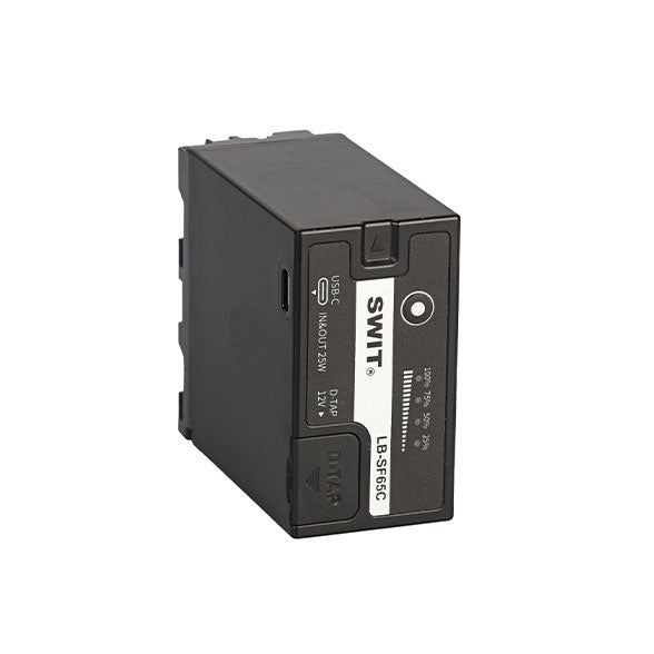 SWIT LB-SF65C USB PD対応リチウムイオンバッテリー(SONY NP-Fタイプ)