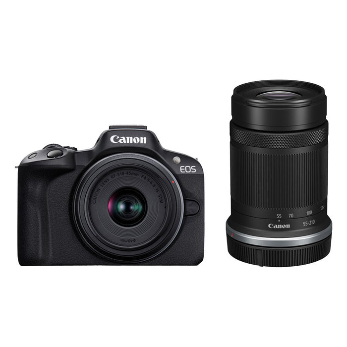 Canon EOSR50BK-WZK ミラーレスカメラ EOS R50 (ブラック)・ダブルズームキット