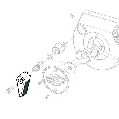 Sachtler sko14e1245 チルトノブ