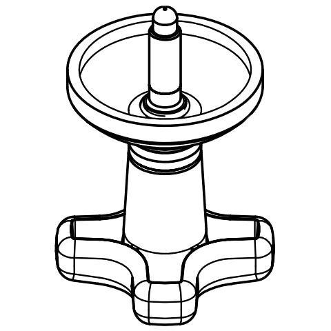 Libec RH25D-9 BL締付ハンドル