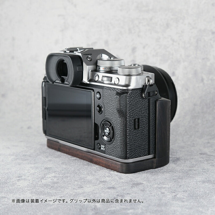 SHOTEN XT4-GP カメラウッドグリップ XT4-GP FUJIFILM X-T4 用(黒檀)