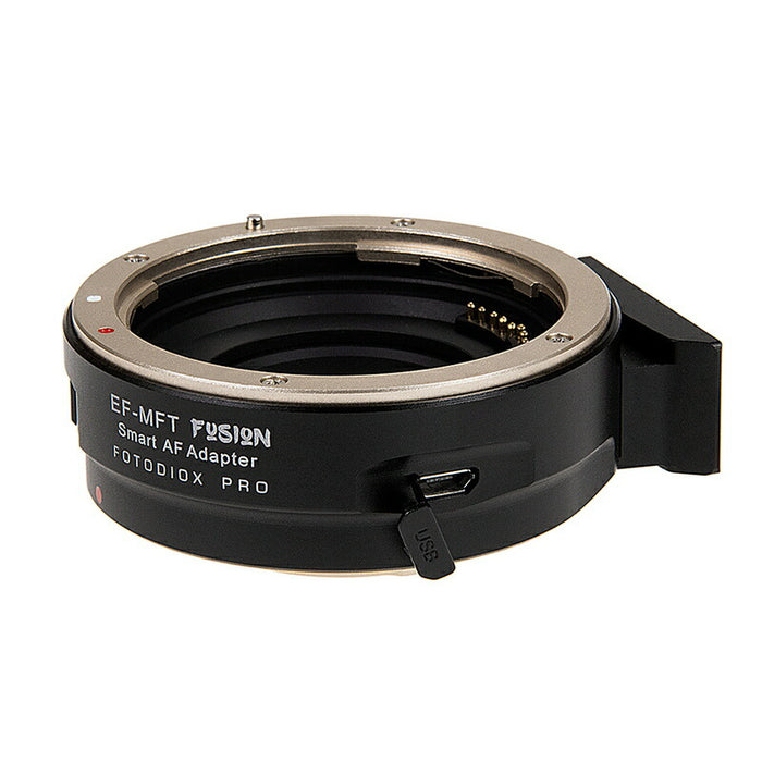 Fotodiox EOS-MFT-FSN 電子マウントアダプター EOS-MFT-Fusion(キヤノンEFマウントレンズ → マイクロフォーサーズマウント変換) 絞りレバー搭載