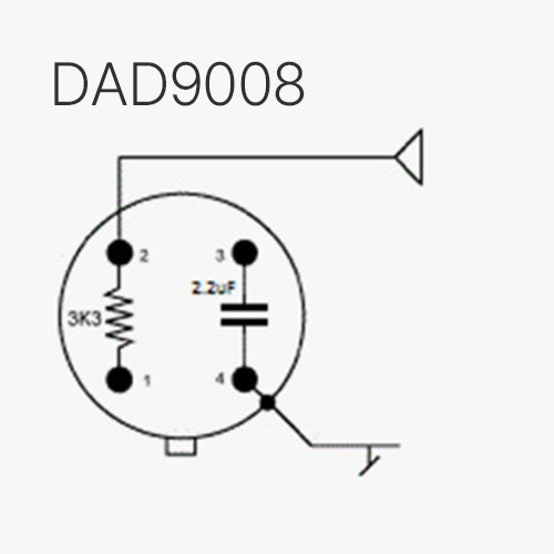 DPA DAD9008 変換コネクター（MicroDot to 4pin Hirose）
