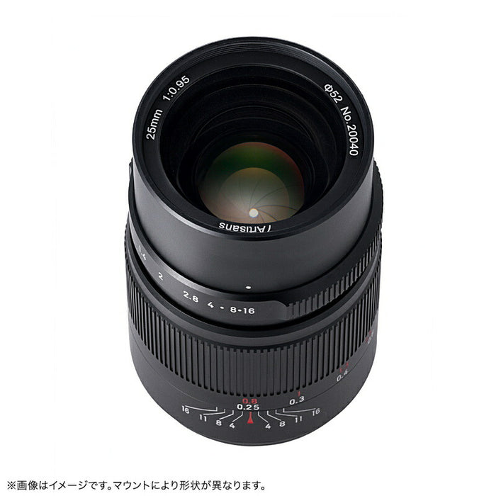 7artisans 25095LB 25mm F0.95 ED(ブラック/Lマウント)