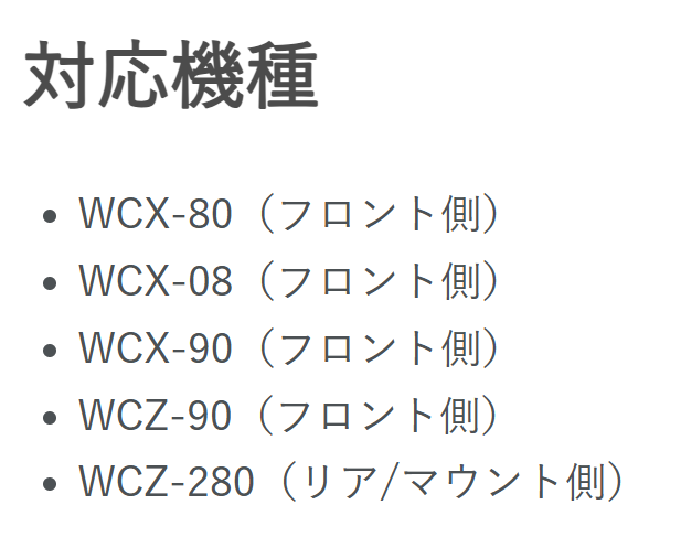 Zunow レンズキャップ