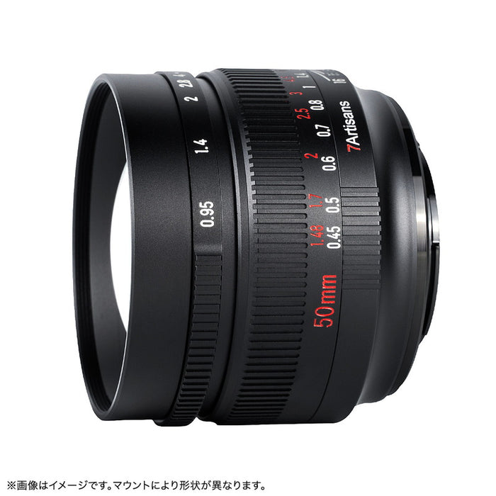 7artisans 50095M43B 50mm F0.95(ブラック/マイクロフォーサーズマウント)