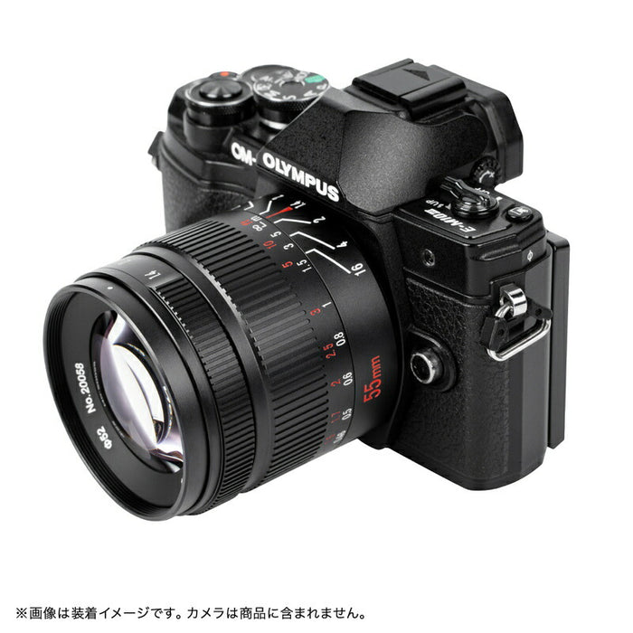 7artisans 5514M43B-II 55mm F1.4 II(ブラック/マイクロフォーサーズマウント)