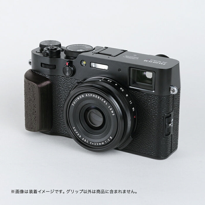 SHOTEN XV-GP カメラウッドグリップ XV-GP FUJIFILM X100V 用(黒檀)