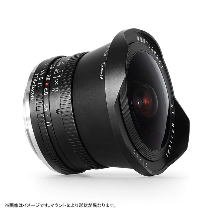 TTArtisan 7.5mm f/2 E (B) 7.5mm f/2 C Fisheye(Eマウント)