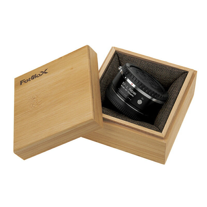 Fotodiox EF-LT-FSN 電子マウントアダプター EF-LT-FSN(キヤノンEFマウントレンズ → L(バヨネット)マウント変換) ファンクションボタン搭載