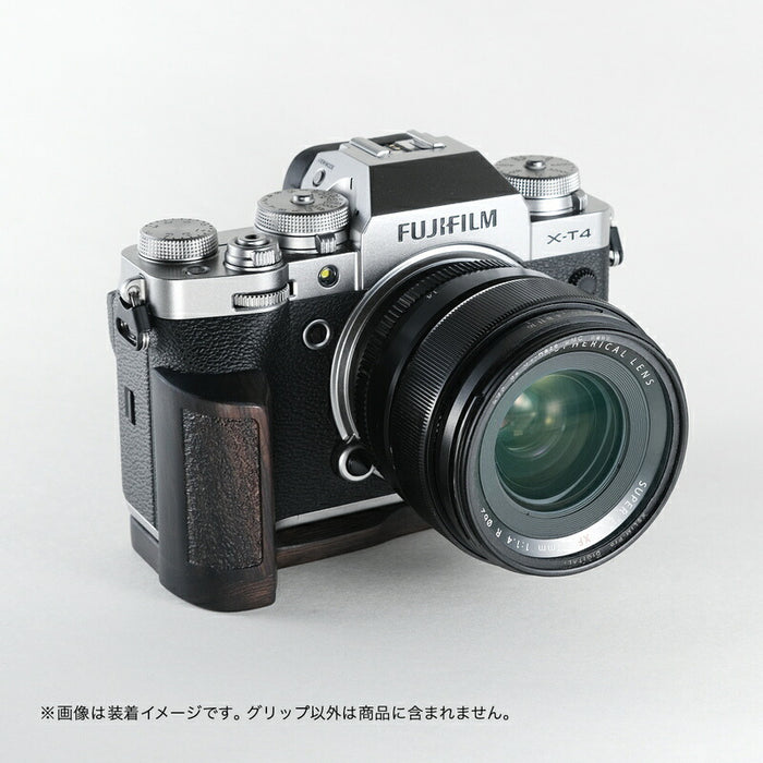 SHOTEN XT4-GP カメラウッドグリップ XT4-GP FUJIFILM X-T4 用(黒檀)