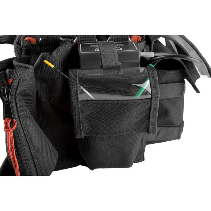 Porta-Brace AO-1.5XBH オーディオオーガナイザー1.5(ブラック)ハーネス付き/ベルト無し