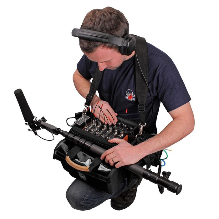 Porta-Brace AO-1.5XBH オーディオオーガナイザー1.5(ブラック)ハーネス付き/ベルト無し