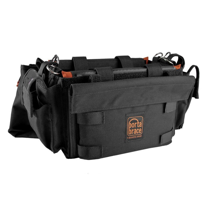 Porta-Brace AO-1.5XBH オーディオオーガナイザー1.5(ブラック)ハーネス付き/ベルト無し